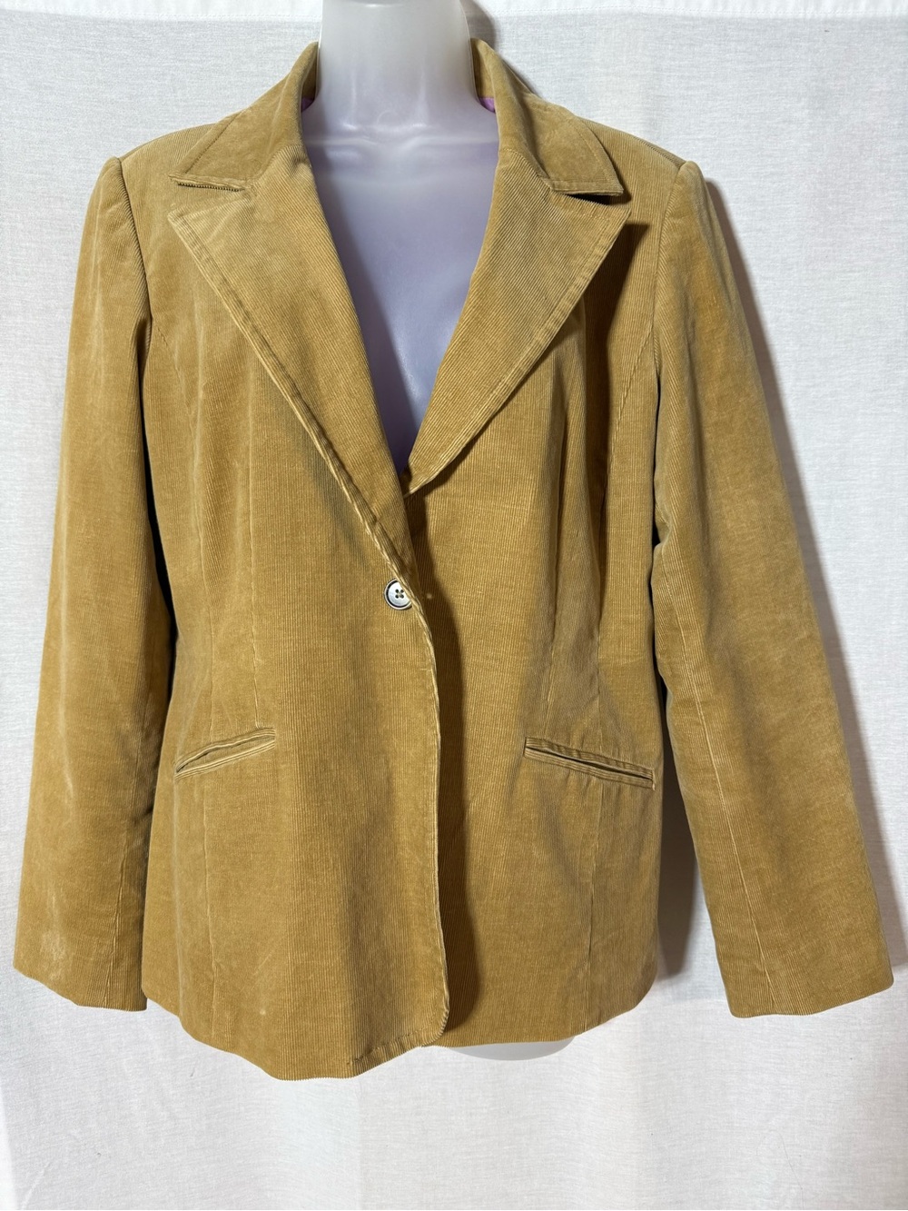 Old Navy Corduroy Blazer in Mustard size Large